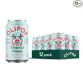 OLIPOP Prebiotic Soda Pop Tropical Punch A New Kind of Soda Packed with Prebiotics Fiber and Botanicals Gluten Free GMO Free 12oz (12-Cans)
