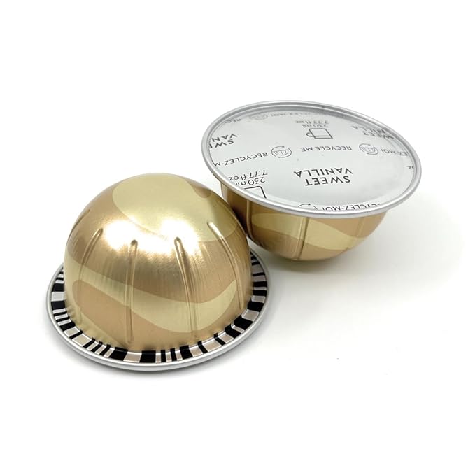 Sweet Vanilla Coffee Capsules Brews 230ml / 7.77 Ounce- 10 Capsules Pack of 1 (10 Sweet Vanilla)