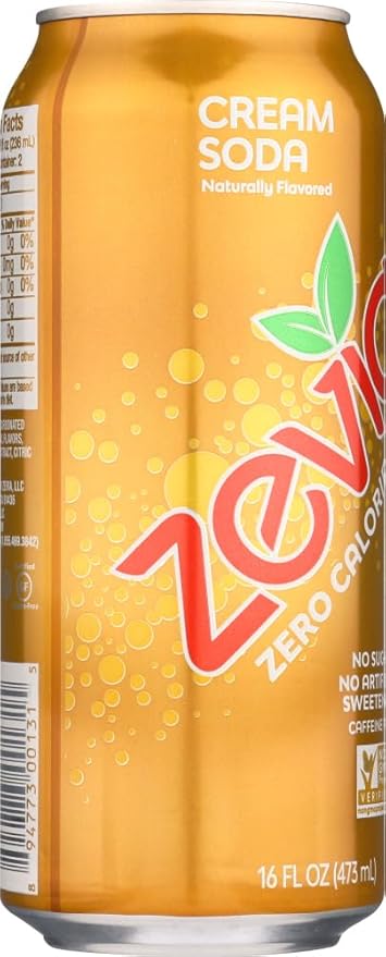 Zevia Soda Cream SF 16 Fl Oz
