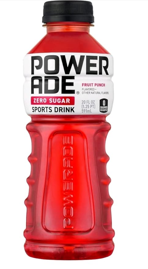 WESTERNMBY POWERADE Zero Fruit Punch 20 Fl Oz 10 bottles Total:200.0 Fl Oz