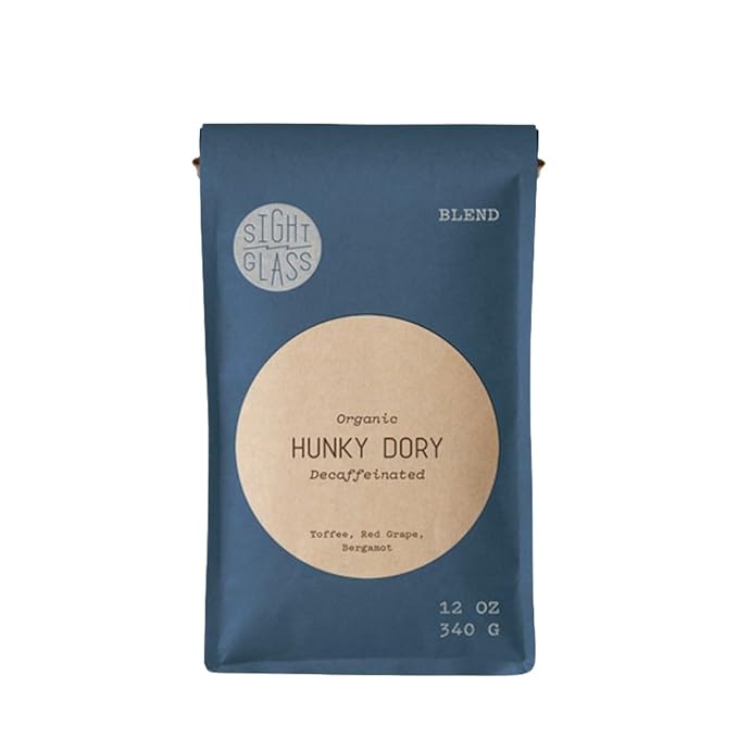 Hunky Dory Decaf - Certified Organic - Roasted by Sightglass Coffee - Whole Bean Coffee - 5 Pound Bag