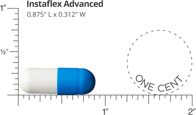 Instaflex Advanced Joint Support Supplement - Turmeric Resveratrol Boswellia Serrata Extract BioPerine UC-II Collagen- 30 Count