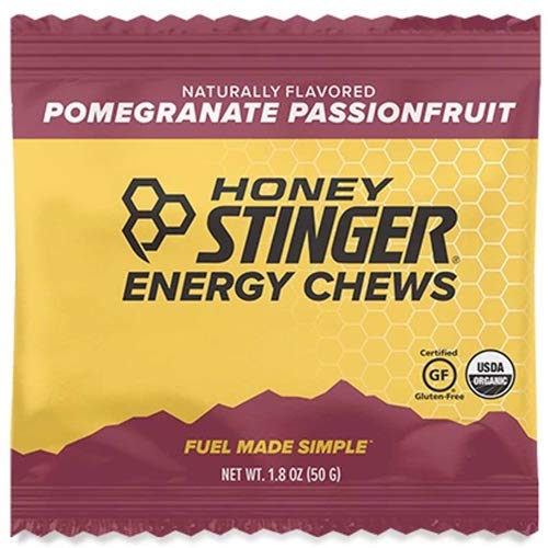 Rockstar Pure Zero Punched - 16 ounce (Pack of 16) and Stinger Pomegranate Passionfruit Energy Chews