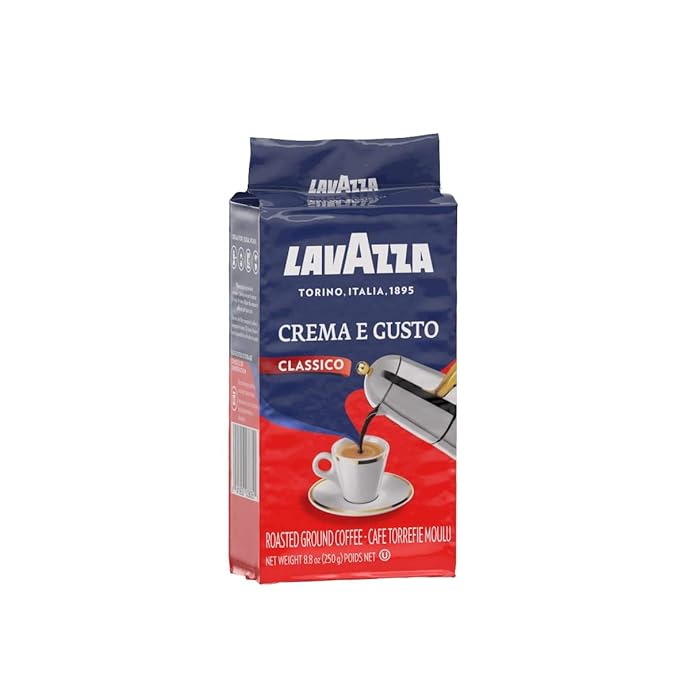 4x LAVAZZA CREMA E GUSTO Classico Ground Italian Coffee Espresso 250g