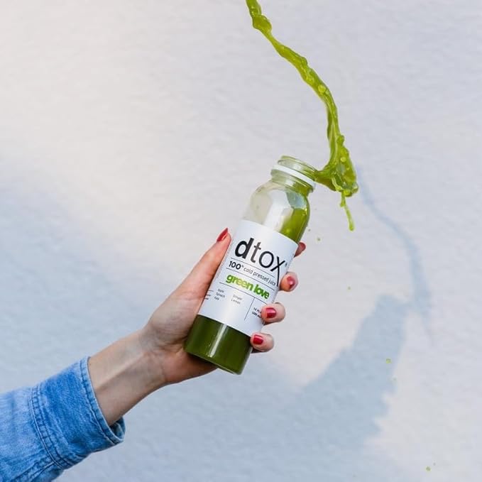 The dtox box by Dtox Juice – 3 Day Cold Pressed Juice Cleanse (18 Bottles)