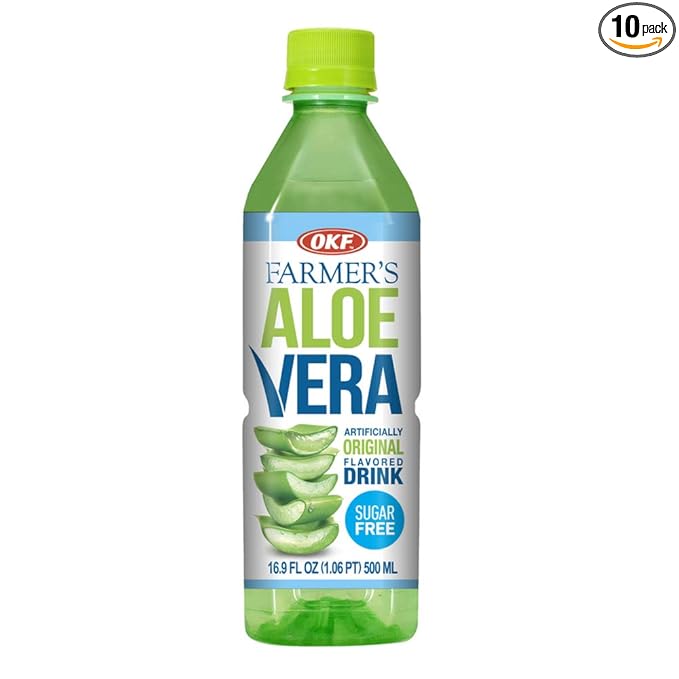 Aloe Vera Farmers (Sugar Free) - 16.9 Fl Oz (Pack of 10)