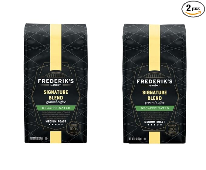 Pack of 2 Decaf Signature Blend Ground Coffee 12 oz