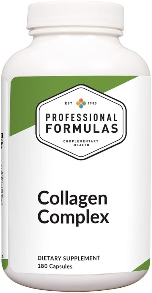 Professional Formulas Collagen Complex – Supports Joint Integrity Flexibility and Structural Strength – with Collagen Chondroitin &amp Hydroxyapatite – 180 Capsules