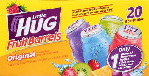 Little Hug 4 Flavor Team Pack Fruit Drink 8 oz