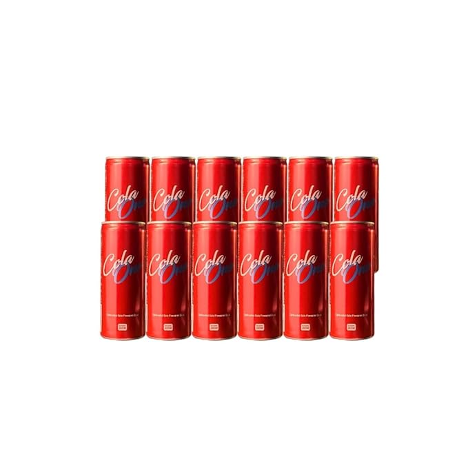 Cola One Carbonated Drink – 250ml (8.45 fl oz) Cans | Classic Fizzy Beverage | Refreshing &amp Bold Taste - Soft Drink Pack of 12