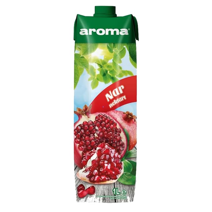 Aroma Pomegranate Juice Fruit Juice 1000 Mililiter x 12 Boxes