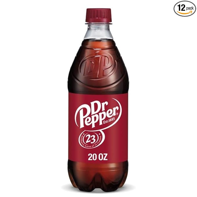 Dr. Pepper Soda 20 oz Bottle - Pack of 12