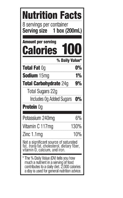 Juicy Juice 100% Juice Orange Mango 8 Boxes (Pack of 2).