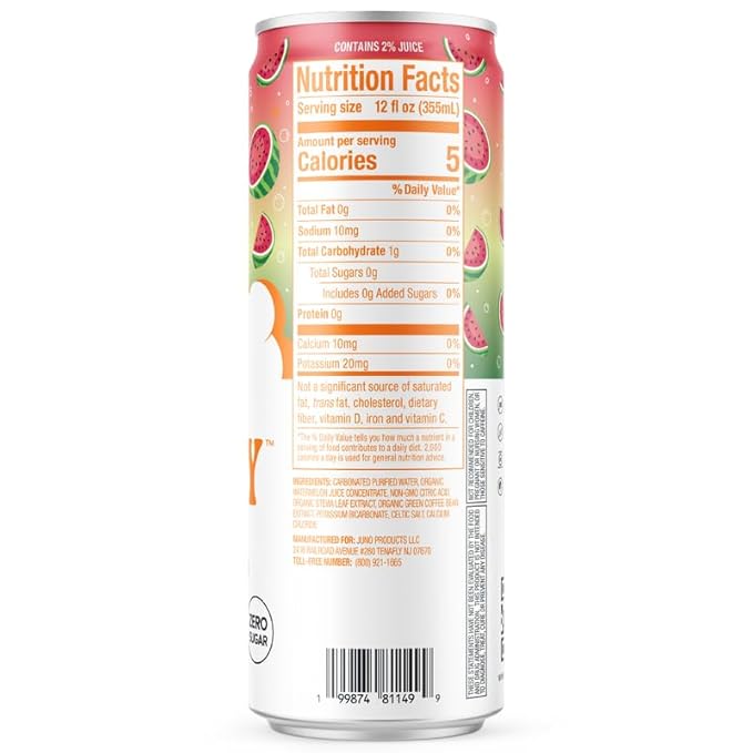 JUNO ENERGY Watermelon Sparkling 12 pack
