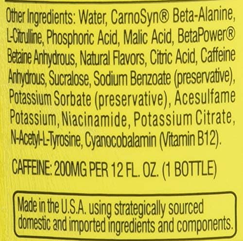 Cellucor C4 Energy Non-Carbonated Zero Sugar Energy Drink Pre Workout Drink + Beta Alanine - Fruit Punch - 12 FL OZ (355 ml) - Pack of 12
