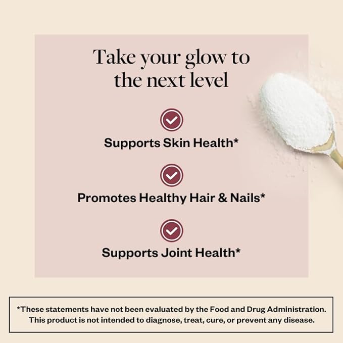 MENOLABS Goddess Glow Collagen Peptides Powder (Type I III) - 14 Servings (280 g) - Menopause Supplements for Women with Hyaluronic Acid &amp Vitamin C - Unflavored