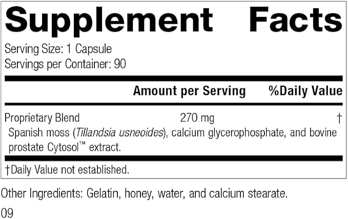 Standard Process Inc. Prost-X - Whole Food Prostate Bone Health Supplement and Bone Support with Spanish Moss - 90 Capsules