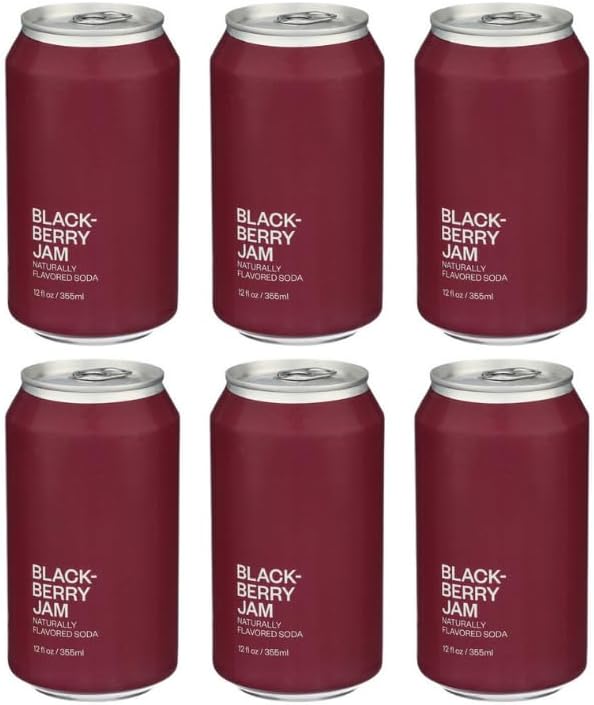 generic United Sodas Of America Soda Blackberry Jam 12 FO 6 Pack