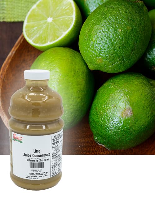 Nature Blessed 100% Lime Fruit Juice Concentrate - 2 Quarts (2/32 fl oz bottles) Applications: Home Wine Making Brewing Distilling Mead Soft Drinks Making Jelly