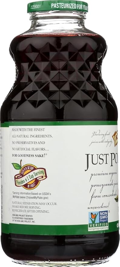 Organic Just Pomegranate Juice (Pack of 12) - Pack Of 12