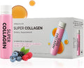 VITALBEAUTIE Super Collagen Drink – 3500mg Low‑Molecular Fish Collagen (5 Types) – K‑Beauty Liquid Beauty Ampoules Mixed Berry Flavor (Naturally &amp Artificially Flavored) – 14 x 25 mL