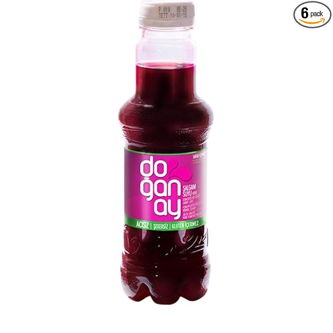Doganay Mild Fermented Black Carrot Juice Salgam 300 ML ( 6 Pack )