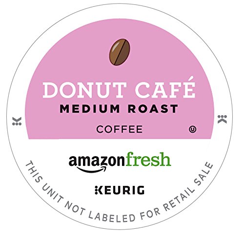 AmazonFresh Donut Cafe 80 Ct. K-Cups Medium Roast Keurig K-Cup Brewer Compatible