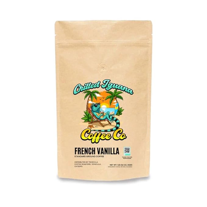 Chilled Iguana Coffee Co. - French Vanilla 12oz Whole Bean