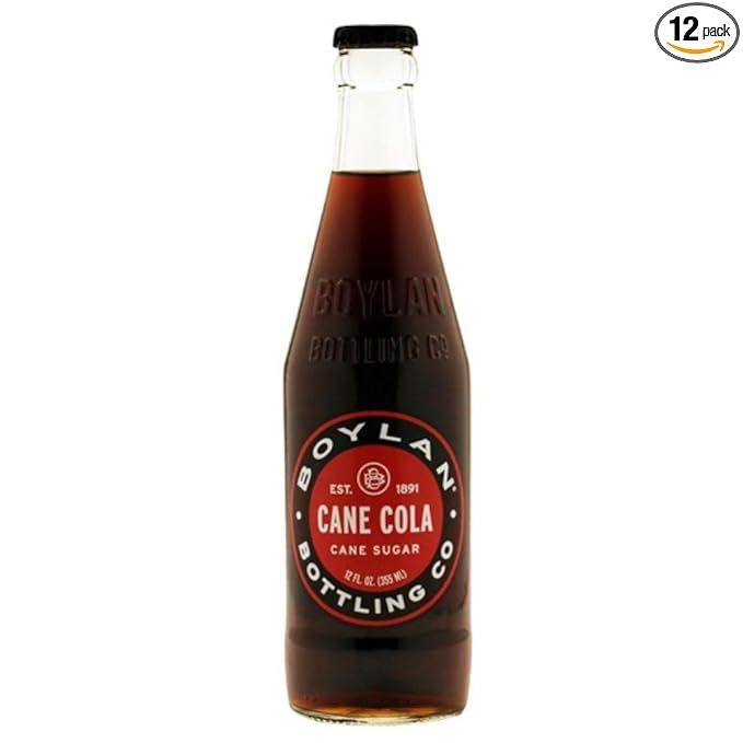Boylan Sugar Cane Cola Soda 12 Ounce (12 Glass Bottles)