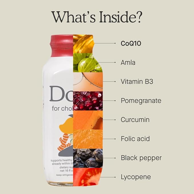 DOSE for Cholesterol Supplements Maintain Healthy Cholesterol Levels and Supports Cardiovascular Health Gluten-Free Vegan Zero Sugar 16oz Bottle 6 Pack (6 Week Supply)