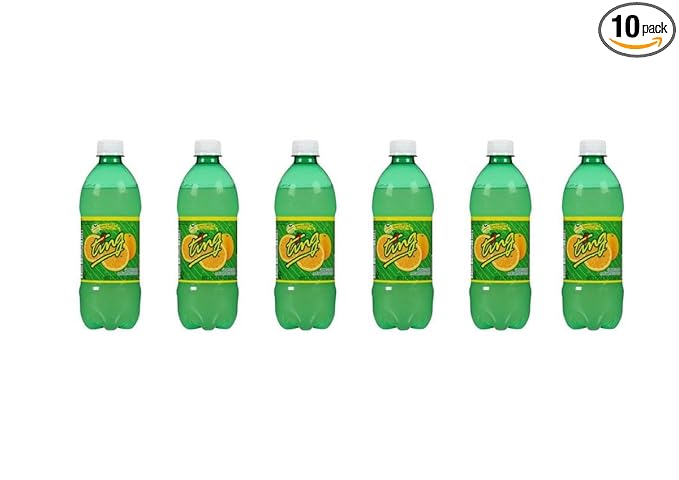 Ting Sparkling Jamaican Grapefruit Flavored Beverage 20oz Bottle (Pack of 10 Total of 200 Fl Oz)