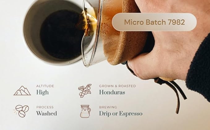 2.25 lbs — Dark Roast — 3 bags — Dark Roast Honduran Coffee Whole Bean — Single Origin Single Estate Specialty Beans — Intense Flavor with Rich Creamy Nutty Smooth Chocolate Notes and Low-Acid —