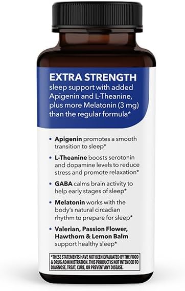 LifeSeasons Rest-ZZZ Extra Strength + Focus-R Bundle – Natural Sleep &amp Brain Support – Fall Asleep &amp Stay Asleep Boost Concentration &amp Mental Performance – Low Dose Melatonin 60 Capsules
