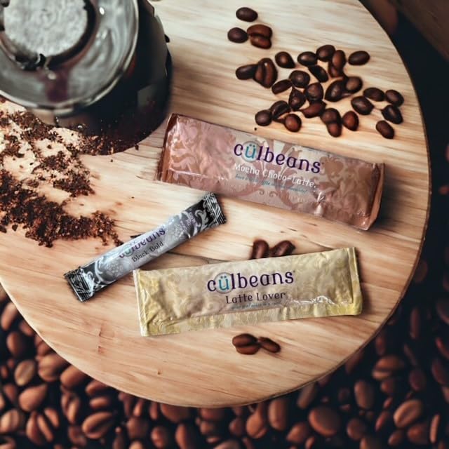 Arabica Coffee Blend with six Organic Mushrooms Instant Ground Coffee great for on the go! Arabica Blend (Black Bold)