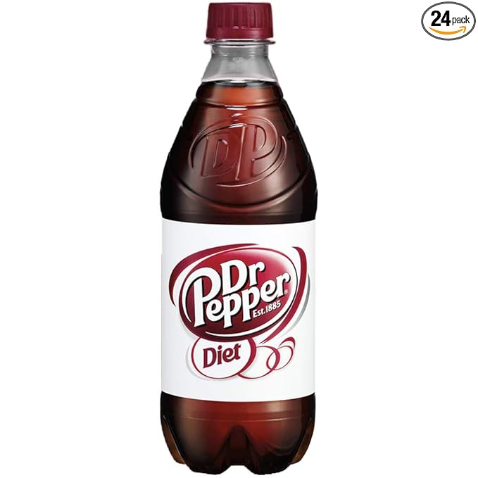 Diet Pepper 16.9 Oz. Bottle (Pack of 24 Total of 405.6 Fl Oz)