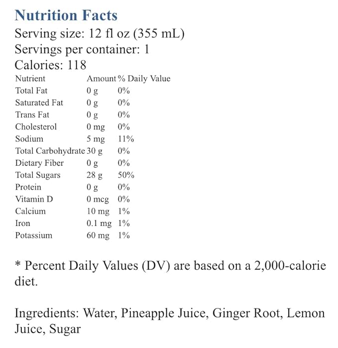 SaVana DrinKs Ginger Juice 12 oz (15‑Pack) — Natural Ginger Wellness Drink with Pineapple &amp Lemon for Immunity Energy &amp Gut Support