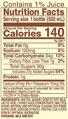 CALPICO Lychee Non-Carbonated Drink Japanese Beverage Contains Lychee Juice Concentrate Sweet and Tangy Asian Drink 16.9 FL oz. (Pack of 24)