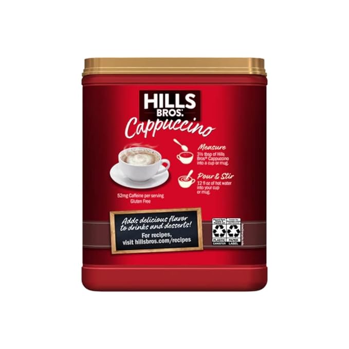 Hills Bros. Flavor Coffee (Double Mocha 16 Ounce (Pack of 8)