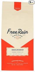 Free Rein Coffee Branded Ground Coffee 12 oz (Pack of 6)