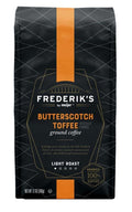 Frederik's Butterscotch Toffee Ground Coffee 12 oz Light Roast 100% Arabica Beans
