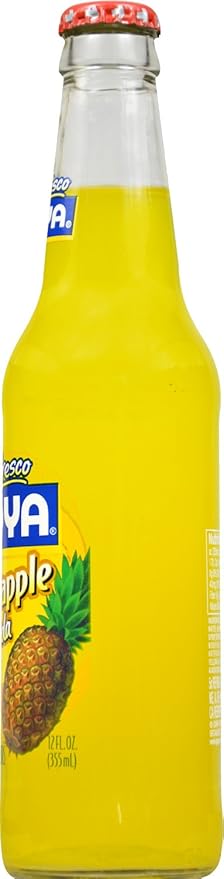 Goya Foods Refresco Pineapple Soda 12 Fl Oz (Pack of 24)