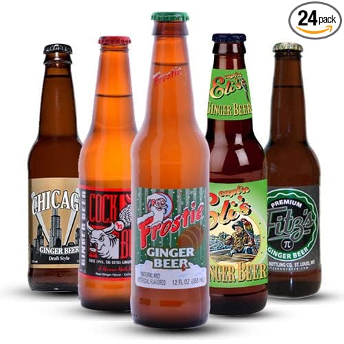 Ultimate Ginger Beer Sampler - Premium Root Beer Variety Mix Case - Gourmet Sodas from All Around the Country - 12oz (24-Pack)