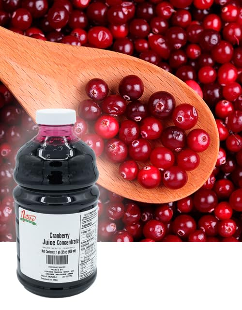 Nature Blessed 100% Pure Cranberry Fruit Juice Concentrate - 2 Quarts (2/32 fl oz bottles) Applications: Home Wine Making Brewing Distilling Hard Cider Smoothies