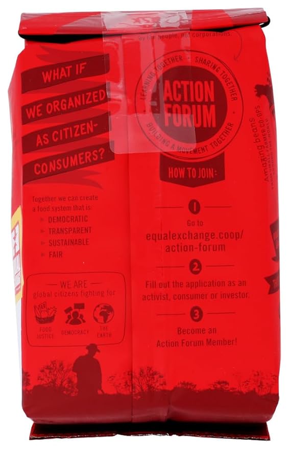Equal Exchange Love Buzz Blend Organic Coffee Ground 10-Ounce Packages (Pack of 2)