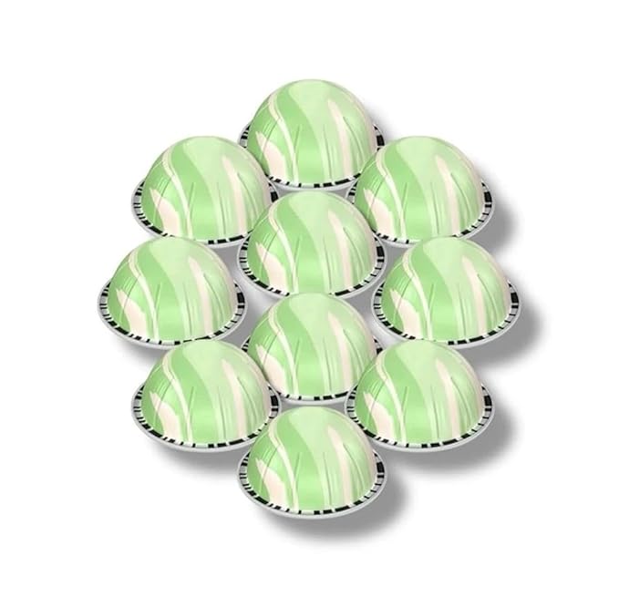 Vertuo Compatible Pistachio Vanilla Flavor Over Ice Coffee Pods Limited Edition 10 Count