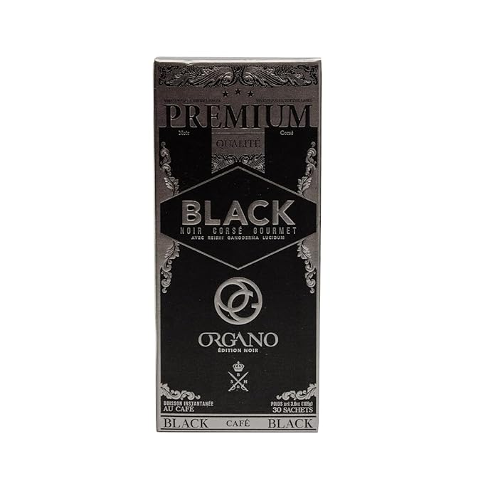 ORGANO Combo Pack 1 Box Black Coffee And 1 Box Cafe Latte 100% Cetified Organic Gourmet Coffee.