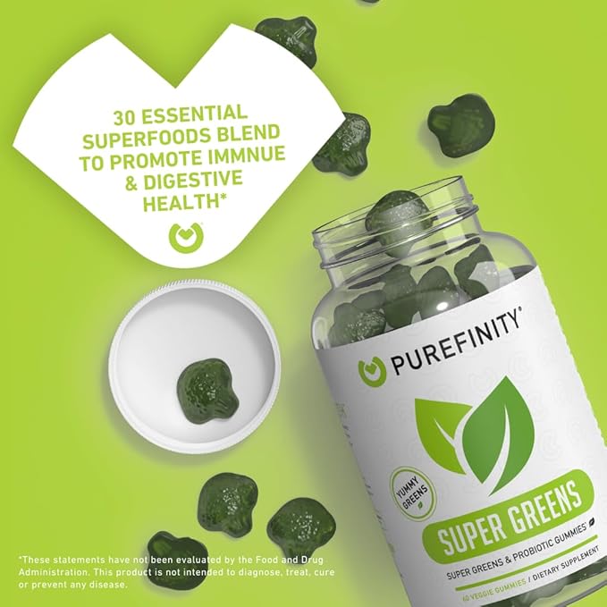 PUREFINITY Collagen Capsules + Super Greens Gummies Bundle