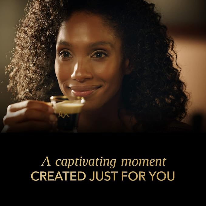 L'OR Espresso Capsules 50 Count Profondo Lungo Single-Serve Aluminum Coffee Capsules Compatible with the L'OR BARISTA System &amp *Nespresso Original Machines