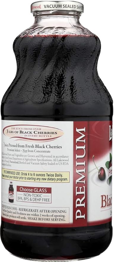 Pure Black Cherry Juice (Pack of 12)