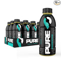Pure Fuel Healthy Energy Drinks Tropical Torrent - Sports Drinks - Plant Based - 180mg Natural Caffeine - 12pk x 16.9 fl oz